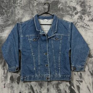 Chic by H.I.S. Denim Jacket Womens Large Blue Excellent Vintage Made in USA